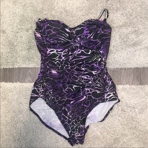 Purple swimsuit